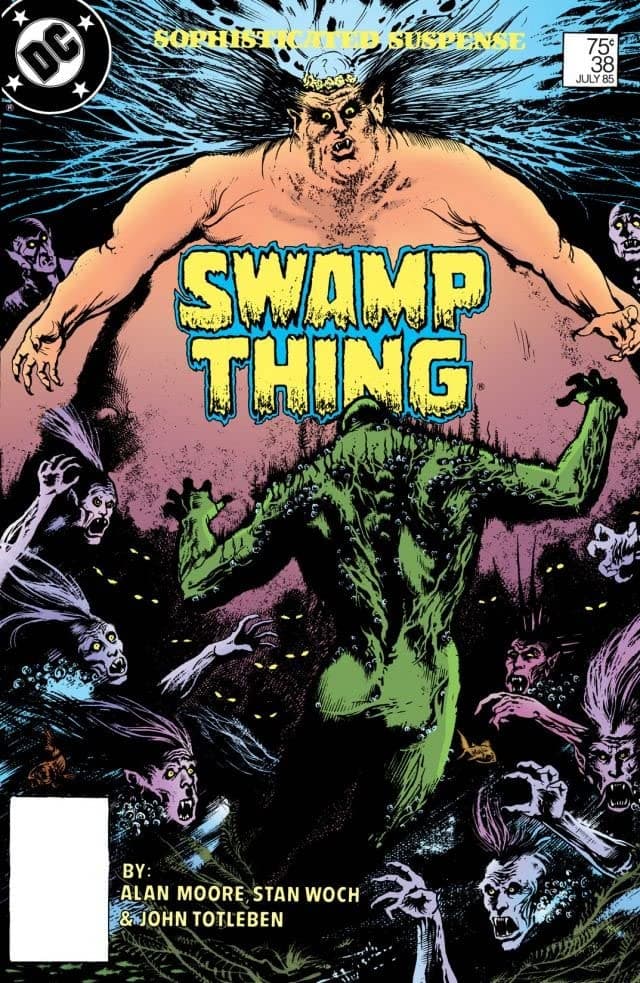 The Saga of Swamp Thing #38 cover
