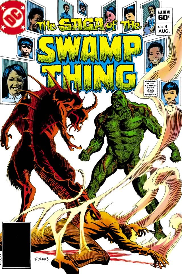 The Saga of Swamp Thing #4 cover