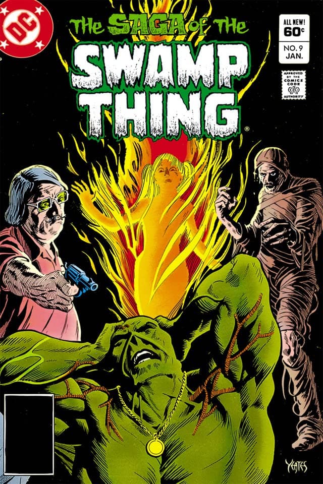 The Saga of Swamp Thing #9 cover