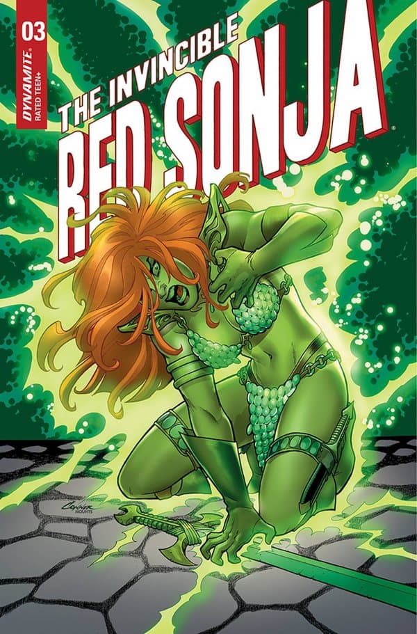 The Invincible Red Sonja #4 cover