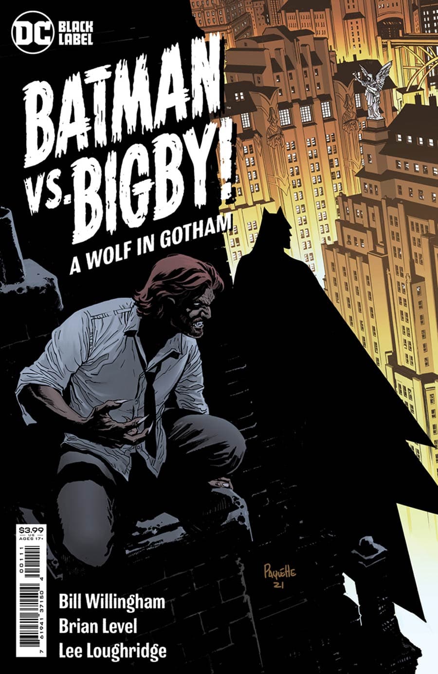 Batman vs. Bigby! A Wolf In Gotham #1 cover
