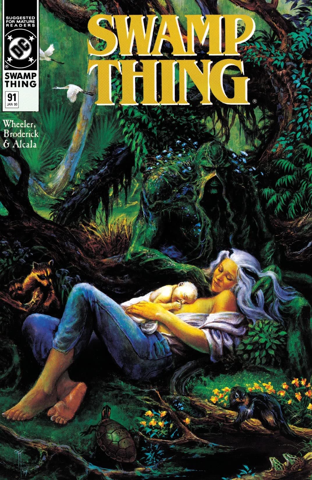 Swamp Thing #91 cover