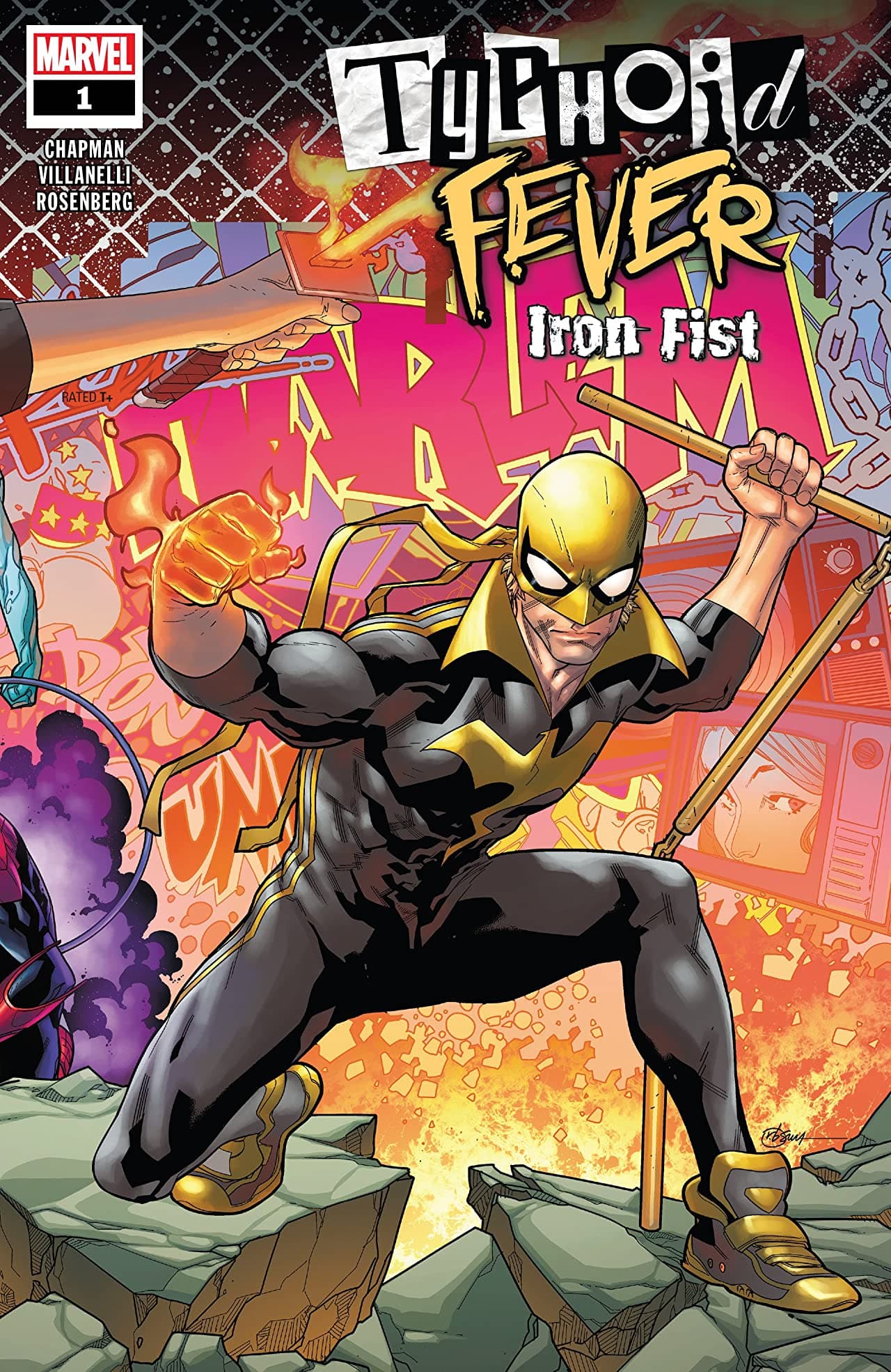 Typhoid Fever: Iron Fist #1 cover