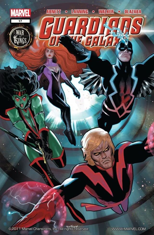 Guardians of the Galaxy #17 cover