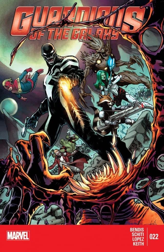 Guardians of the Galaxy #22 cover