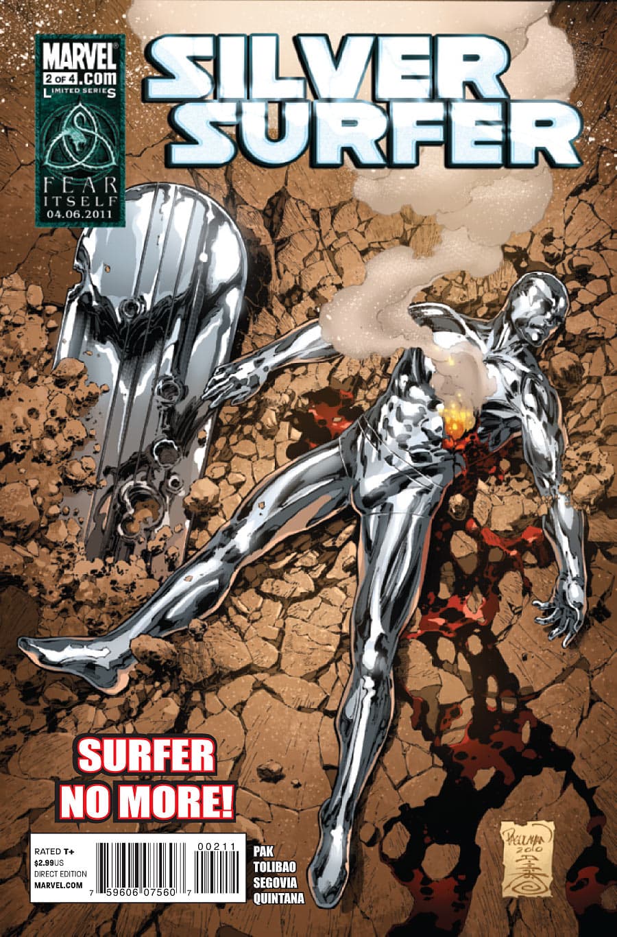 Silver Surfer #2 cover