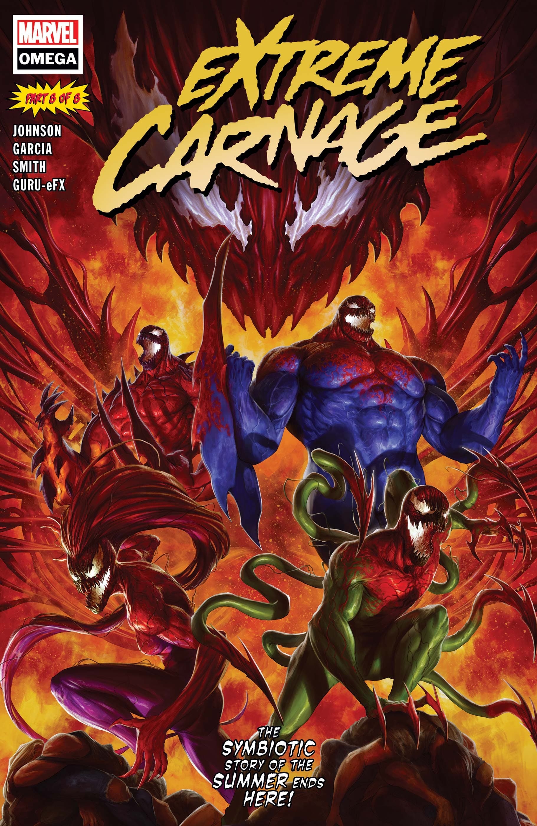 Extreme Carnage Omega #1 cover