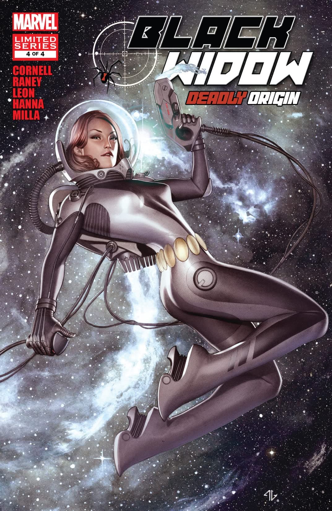 Black Widow: Deadly Origin #4 cover