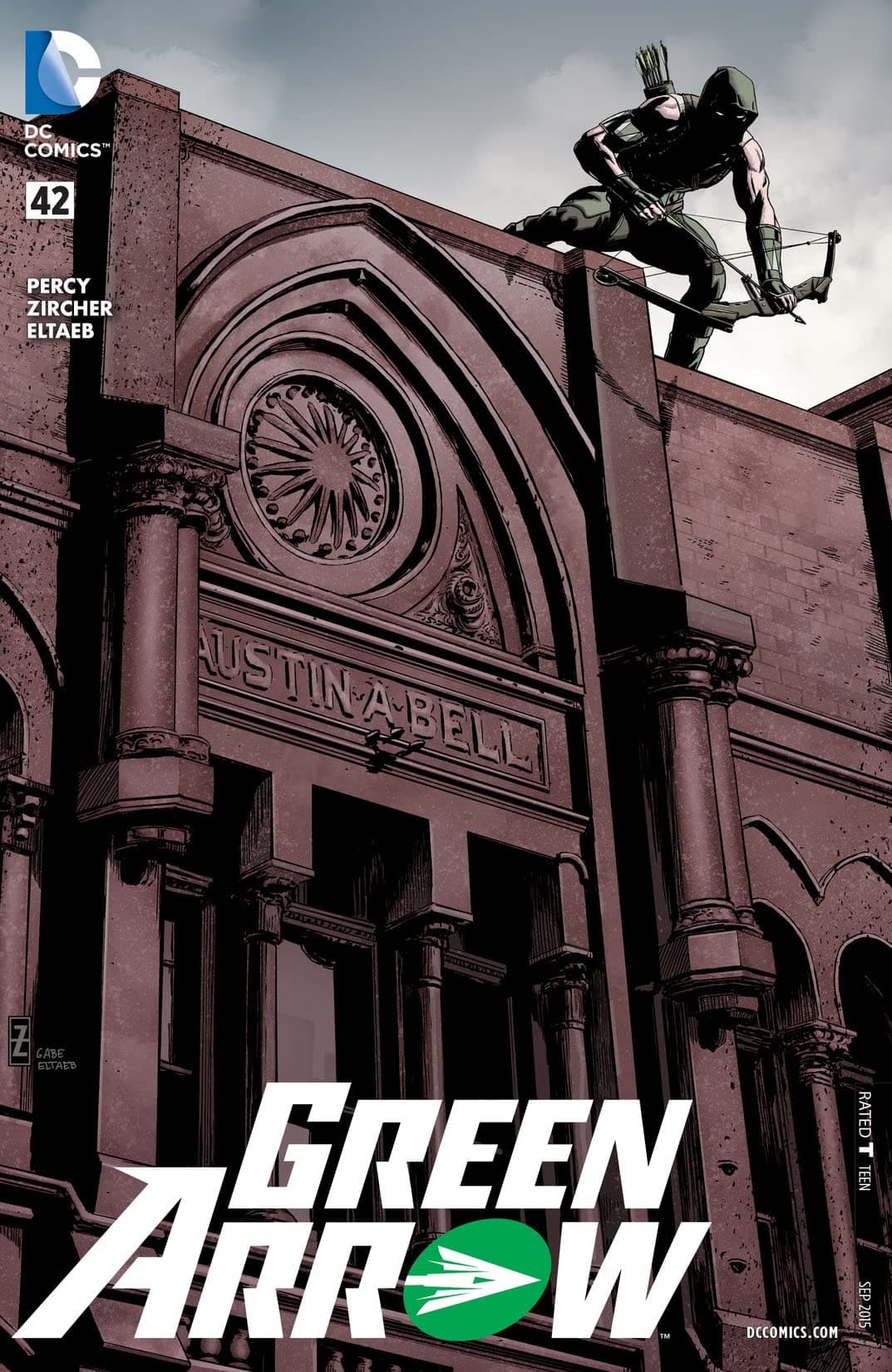 Green Arrow #42 cover