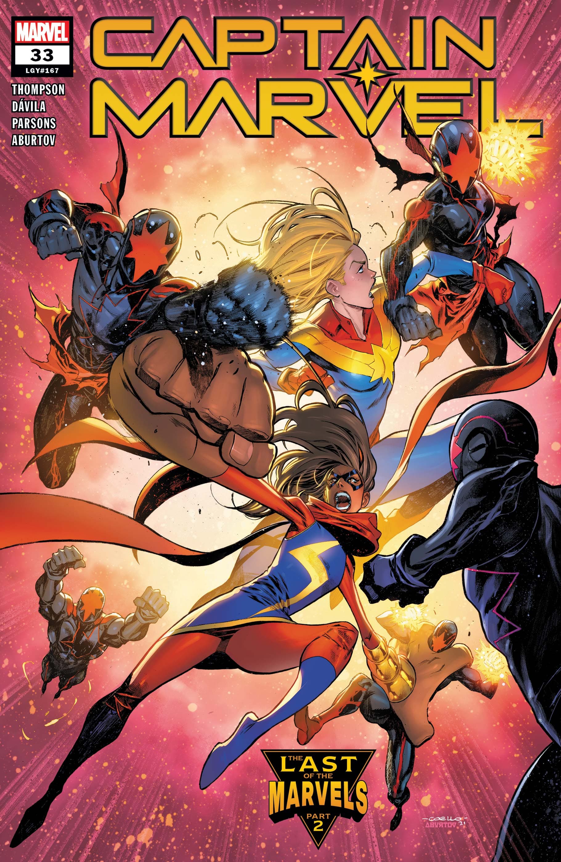 Captain Marvel #33 cover