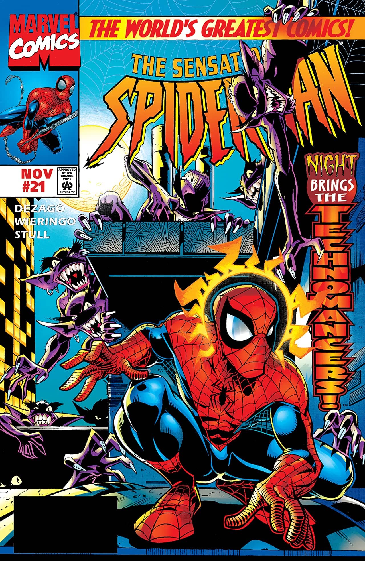 The Sensational Spider-Man #21 cover