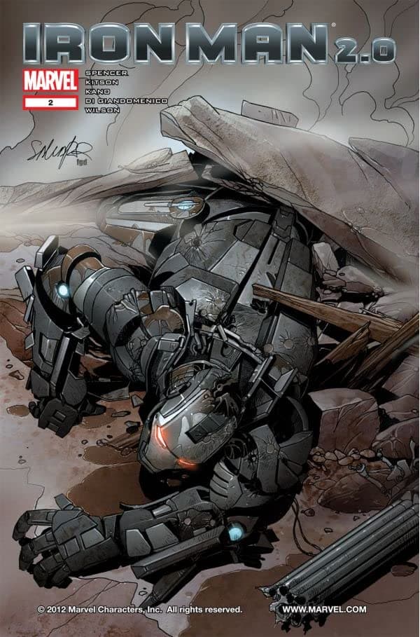 Iron Man 2.0 #2 cover