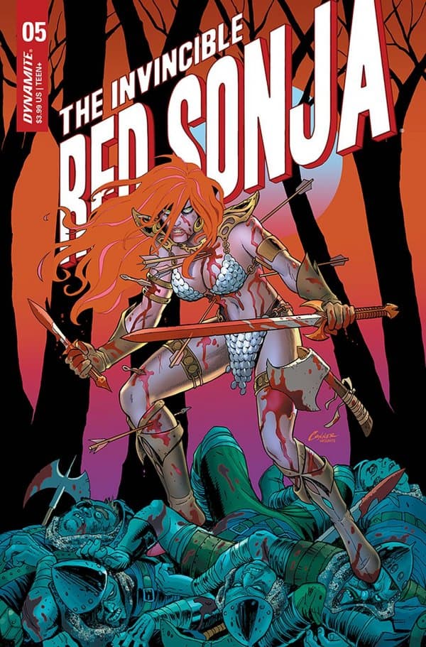 The Invincible Red Sonja #5 cover
