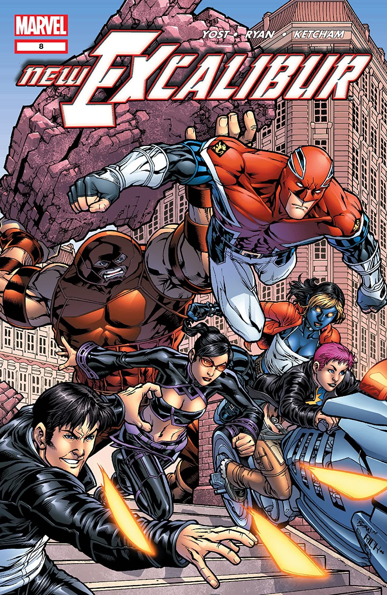 New Excalibur #8 cover