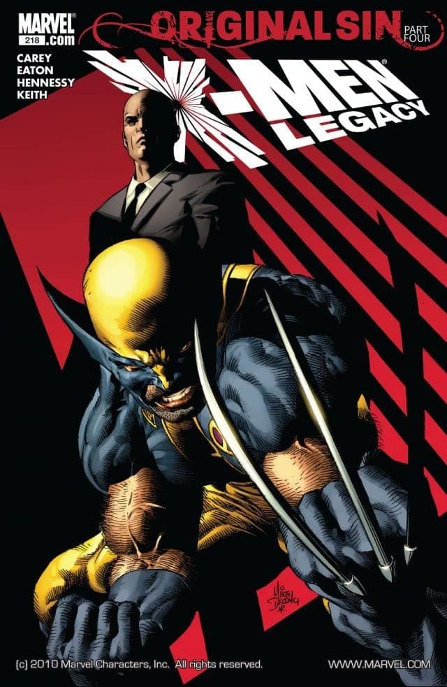 X-Men: Legacy #218 cover