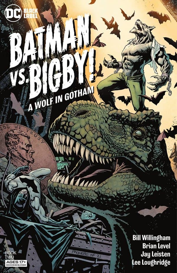 Batman vs. Bigby! A Wolf In Gotham #2 cover