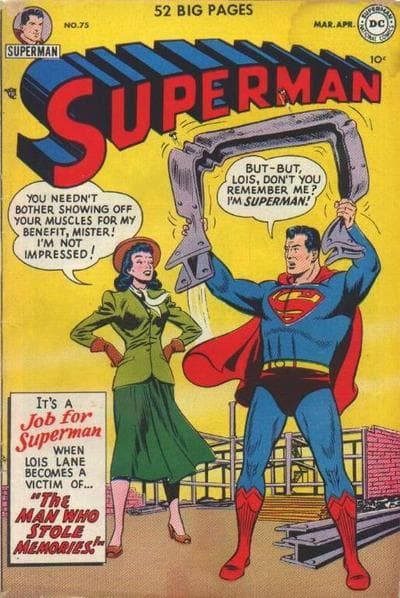 Superman #75 cover