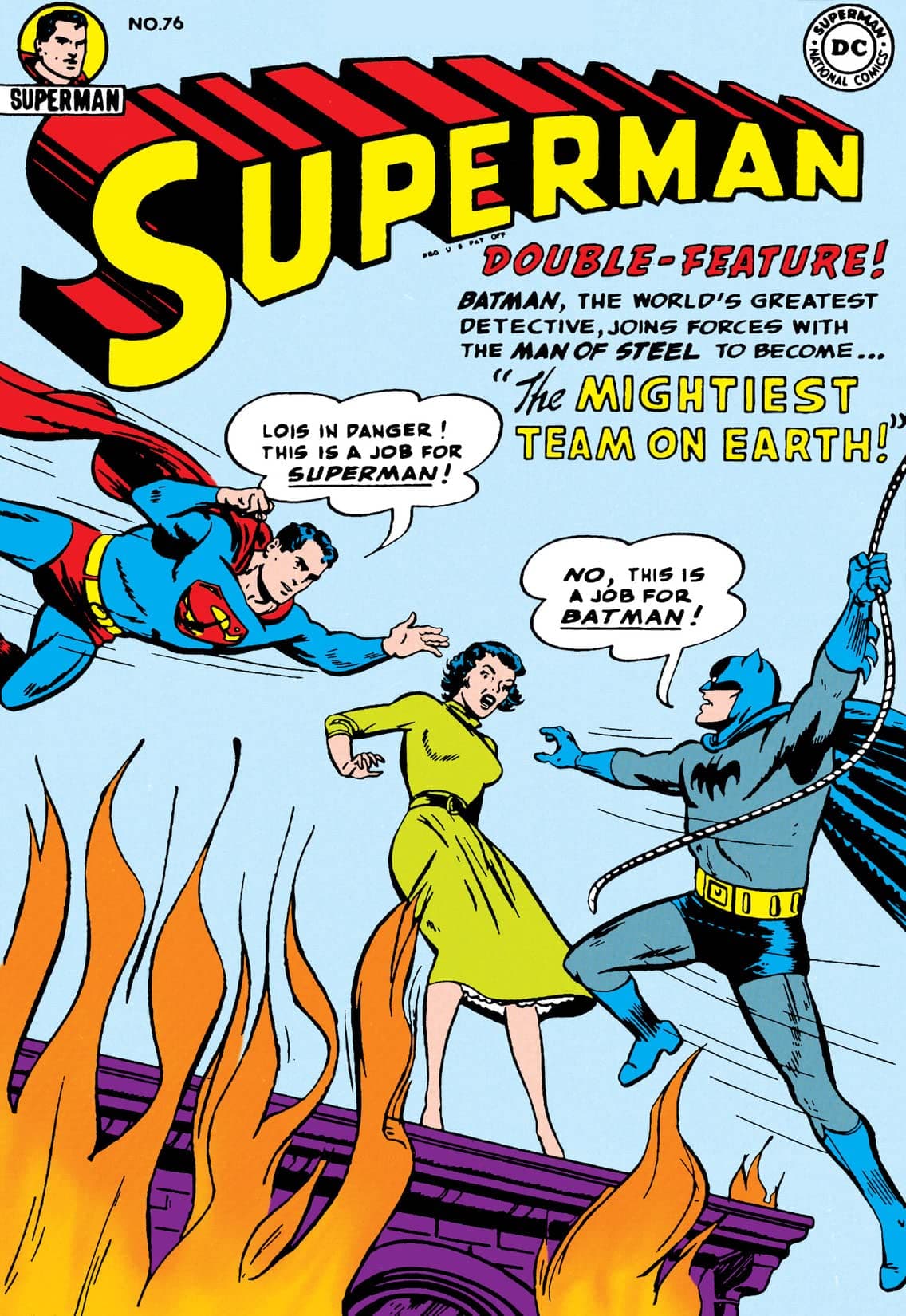 Superman #76 cover