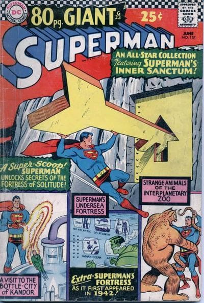 Superman #187 cover