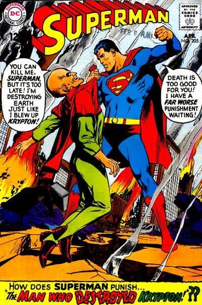 Superman #205 cover