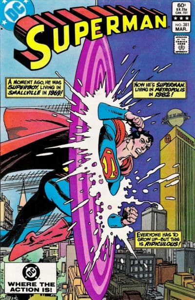 Superman #381 cover