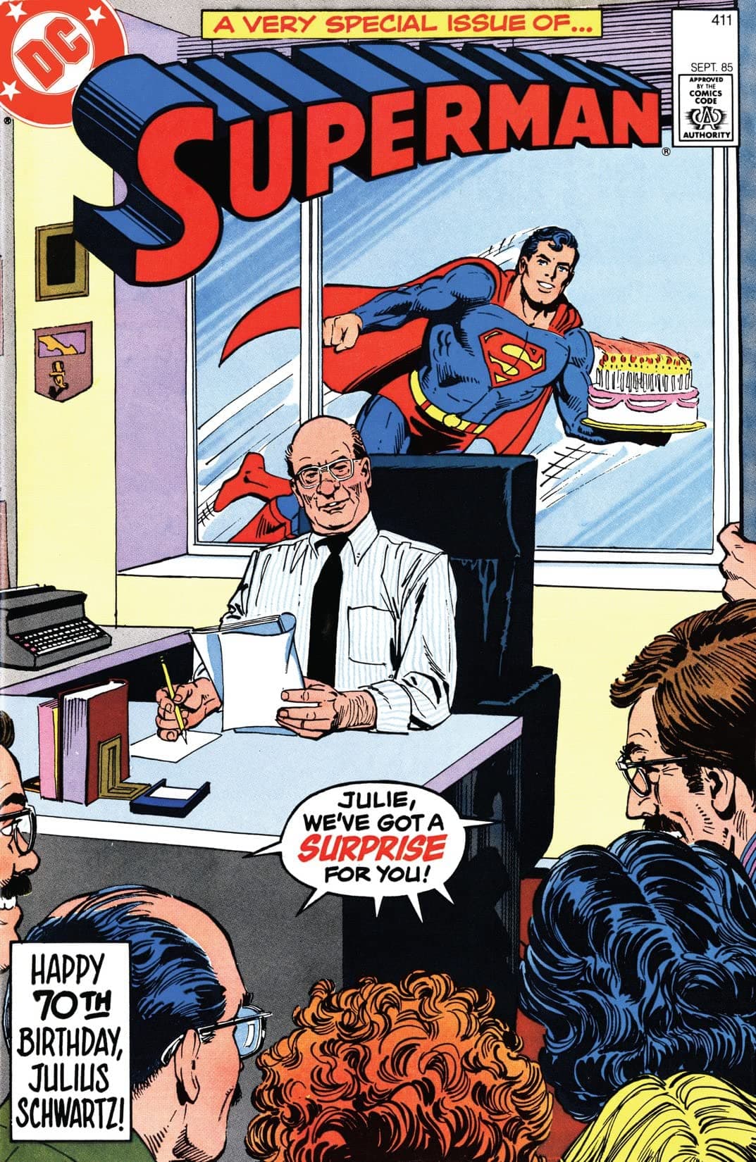 Superman #411 cover