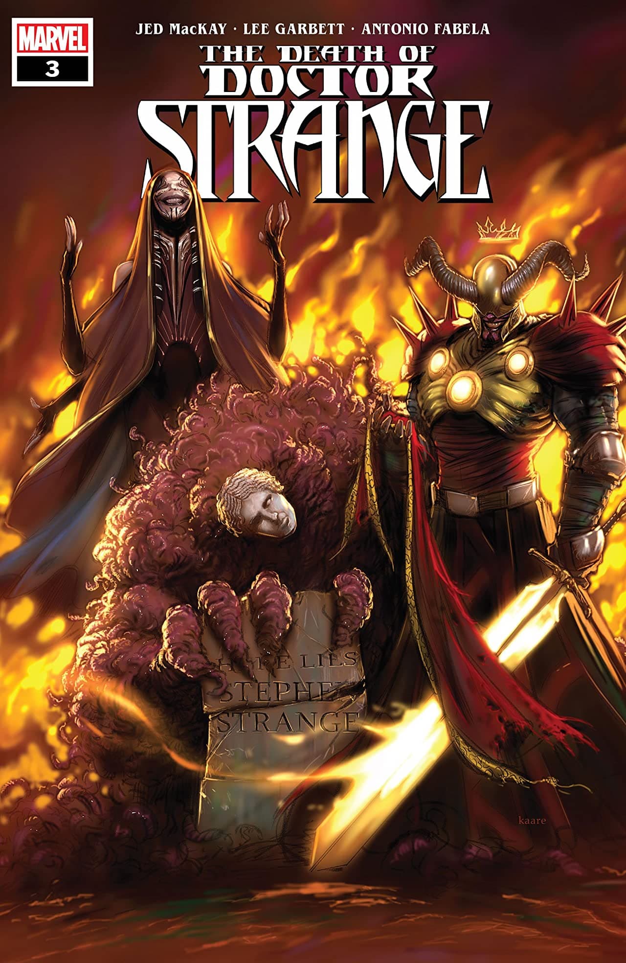 Death of Doctor Strange #3 cover