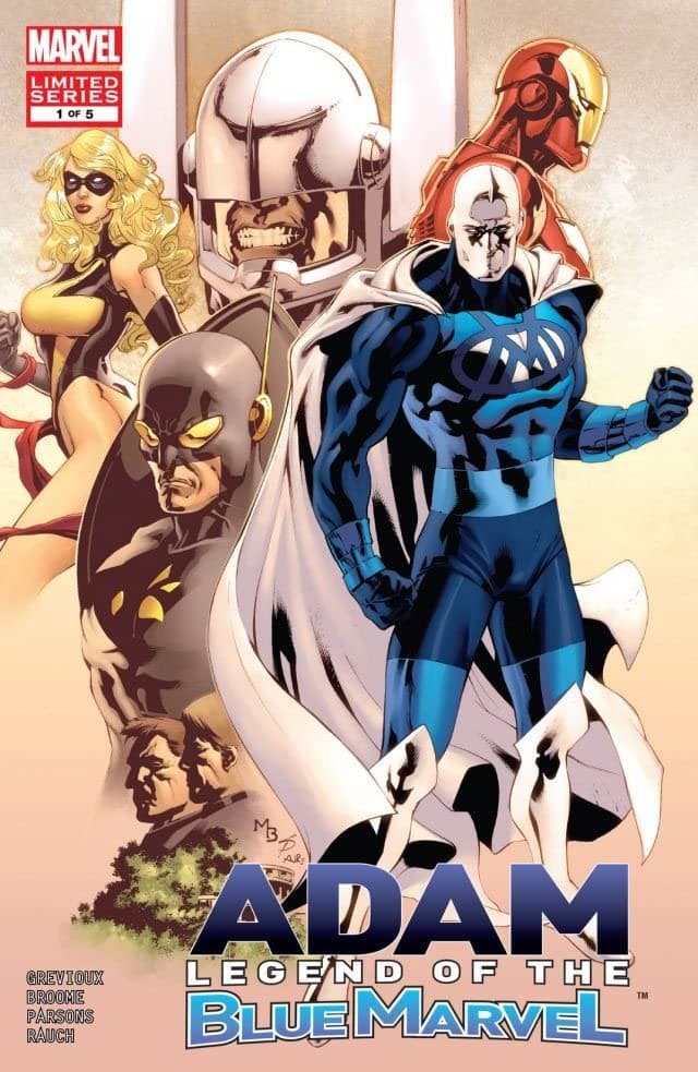 Adam: Legend of the Blue Marvel #1 cover
