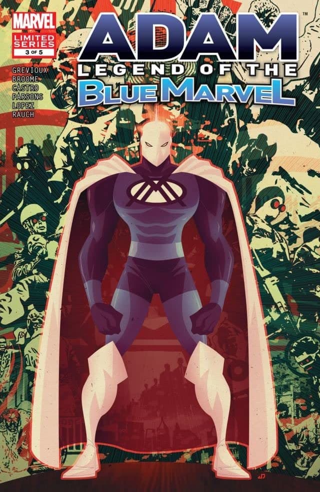 Adam: Legend of the Blue Marvel #3 cover