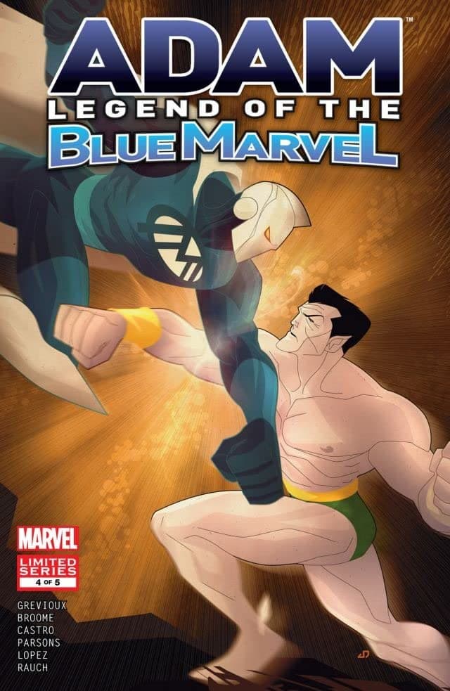 Adam: Legend of the Blue Marvel #4 cover