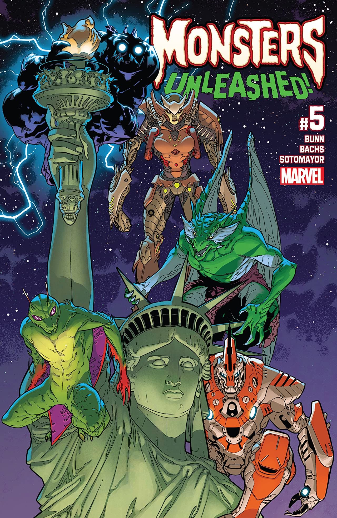 Monsters Unleashed #5 cover