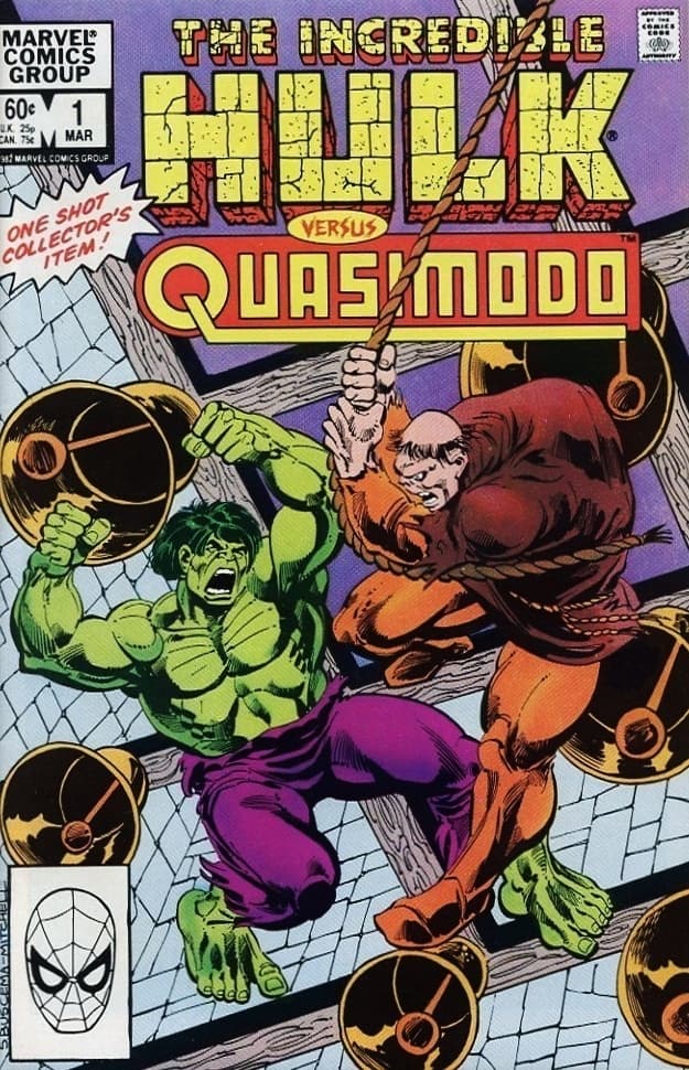 The Incredible Hulk versus Quasimodo #1 cover