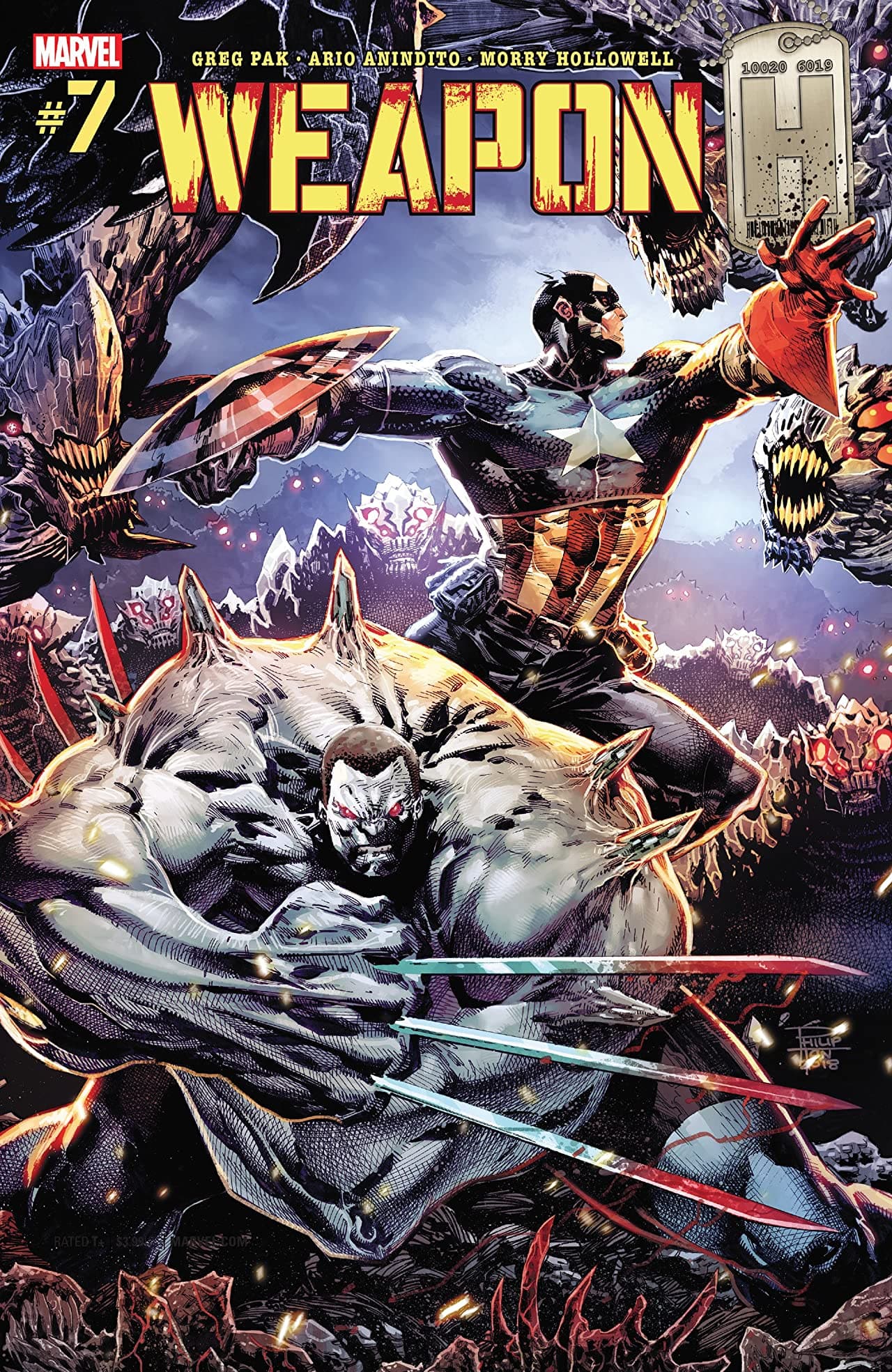 Weapon H #7 cover