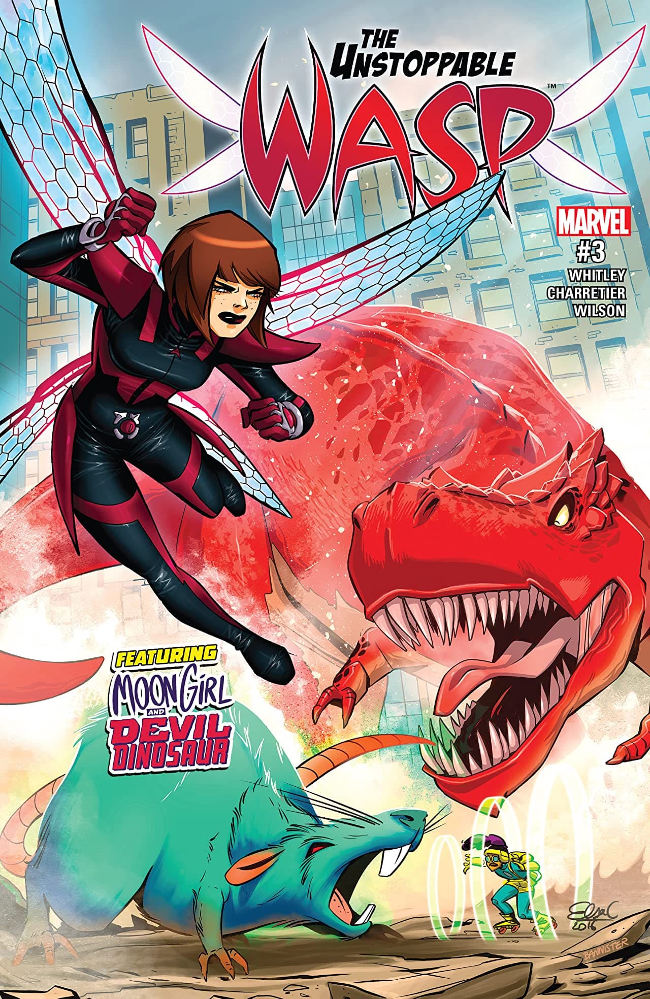 The Unstoppable Wasp #3 cover
