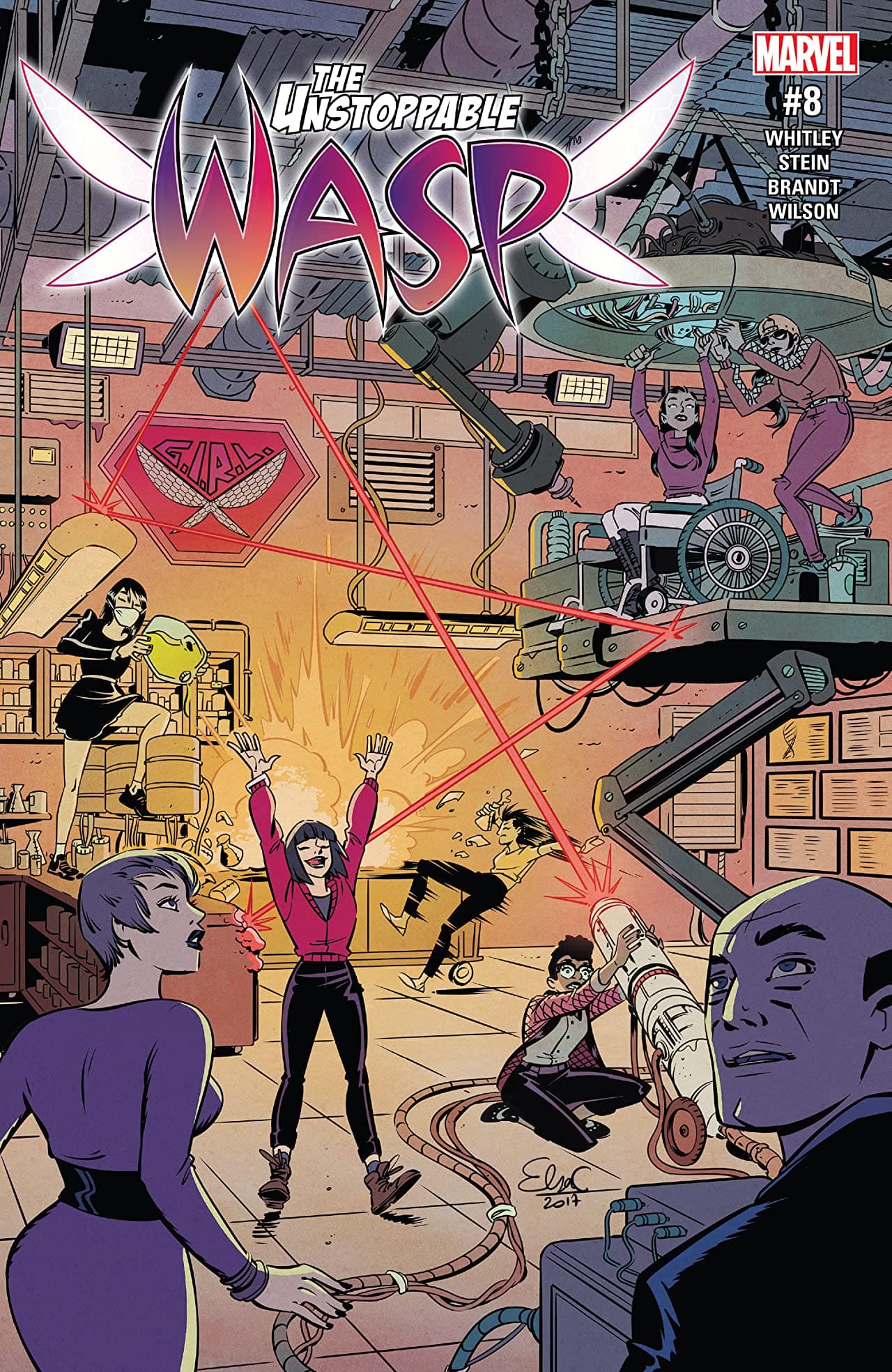 The Unstoppable Wasp #8 cover