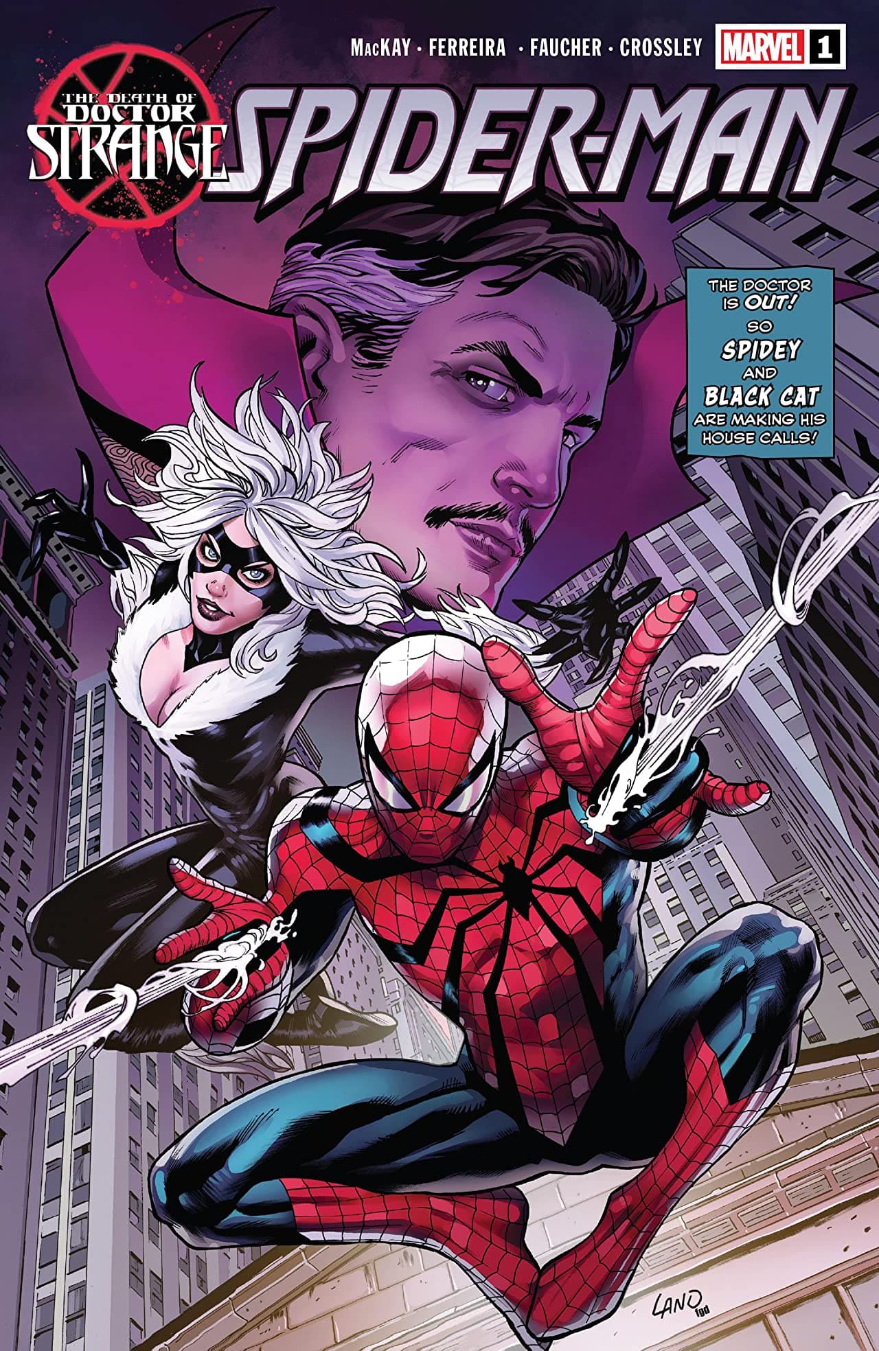 Death of Doctor Strange: Spider-Man #1 cover