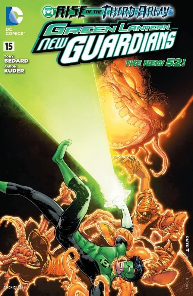 Green Lantern: New Guardians #15 cover
