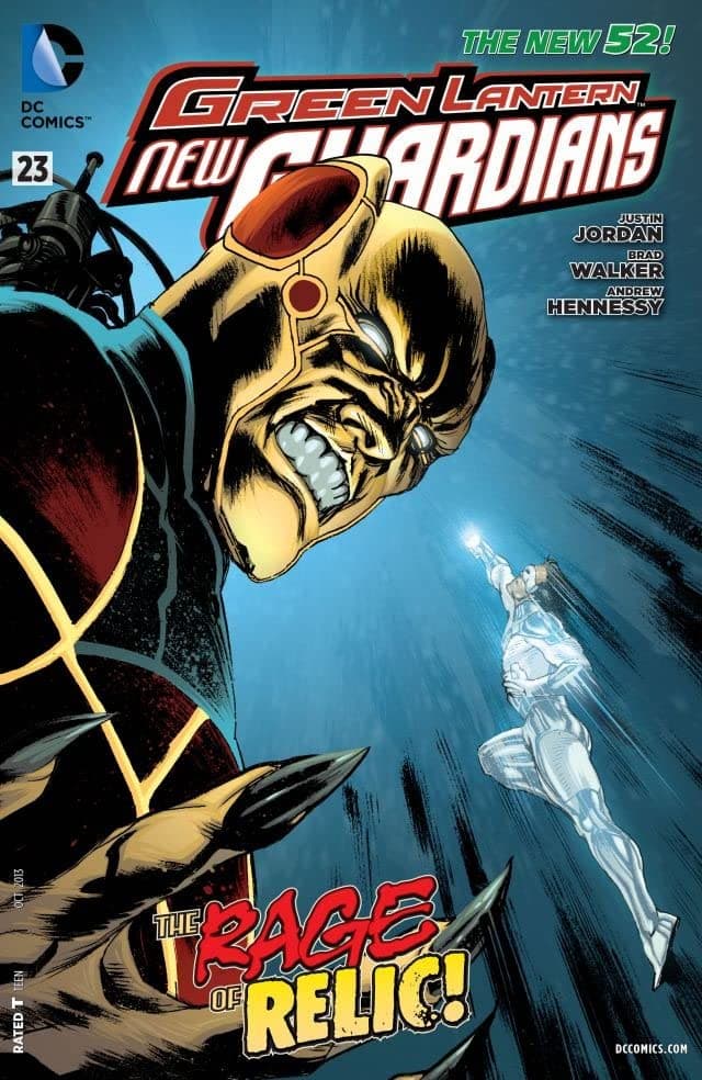 Green Lantern: New Guardians #23 cover