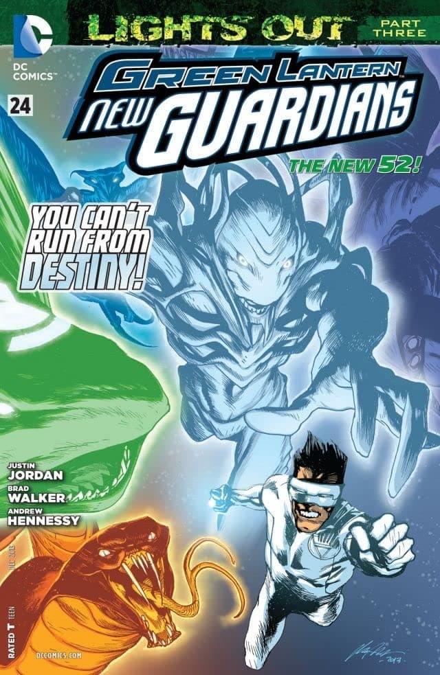 Green Lantern: New Guardians #24 cover