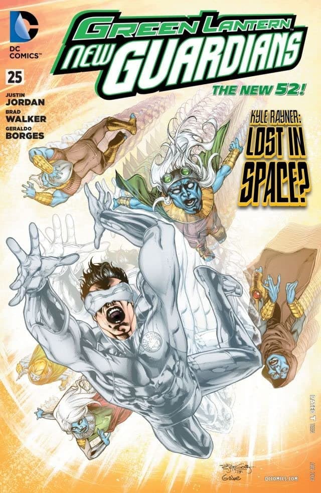 Green Lantern: New Guardians #25 cover