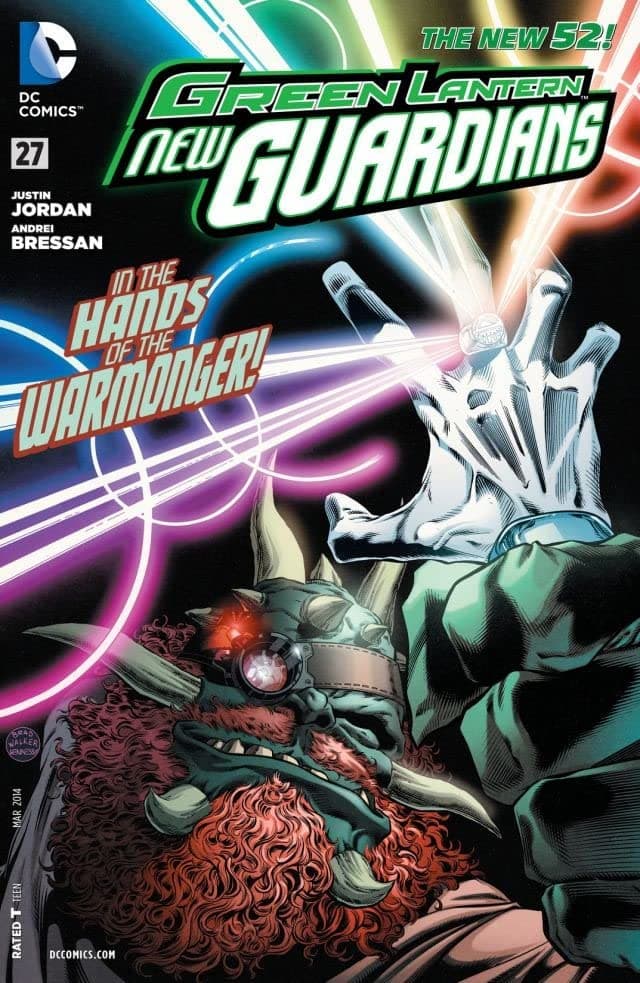 Green Lantern: New Guardians #27 cover