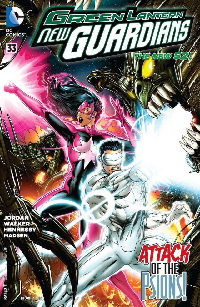 Green Lantern: New Guardians #33 cover
