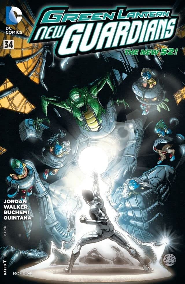Green Lantern: New Guardians #34 cover