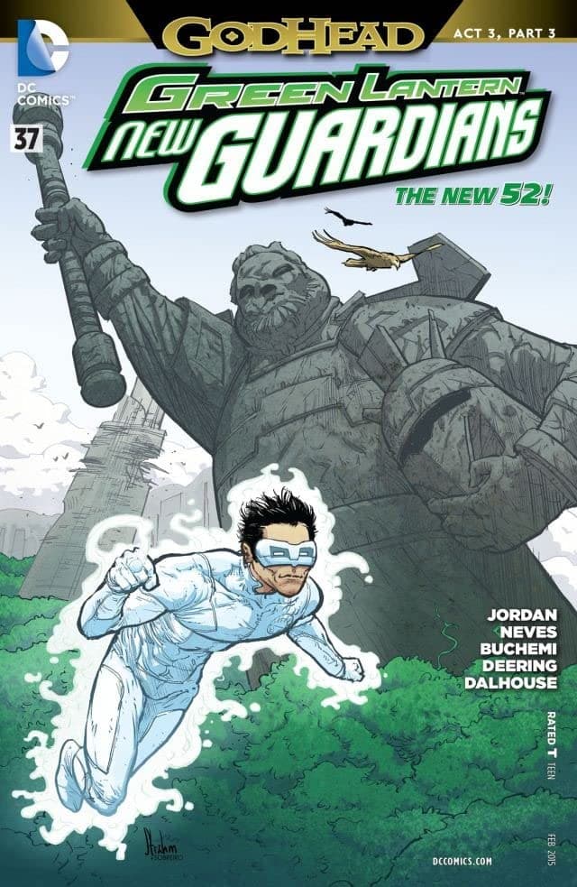 Green Lantern: New Guardians #37 cover