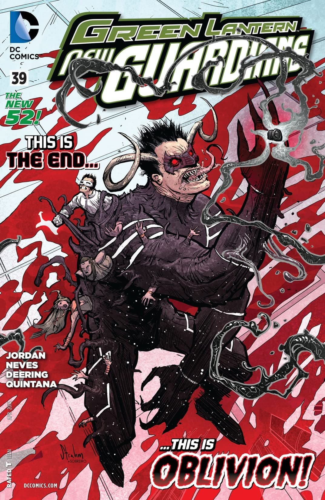 Green Lantern: New Guardians #39 cover