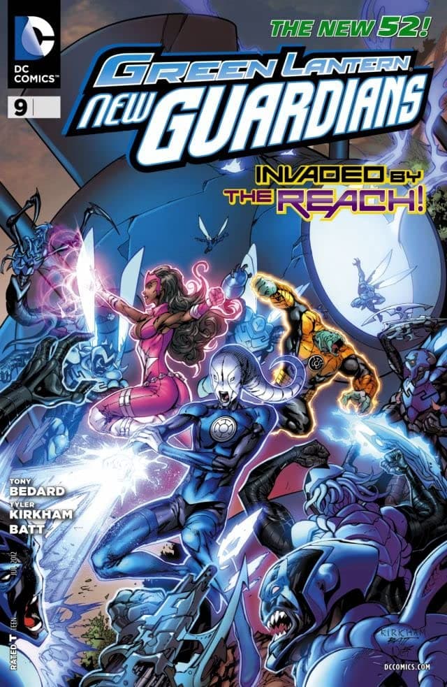 Green Lantern: New Guardians #9 cover
