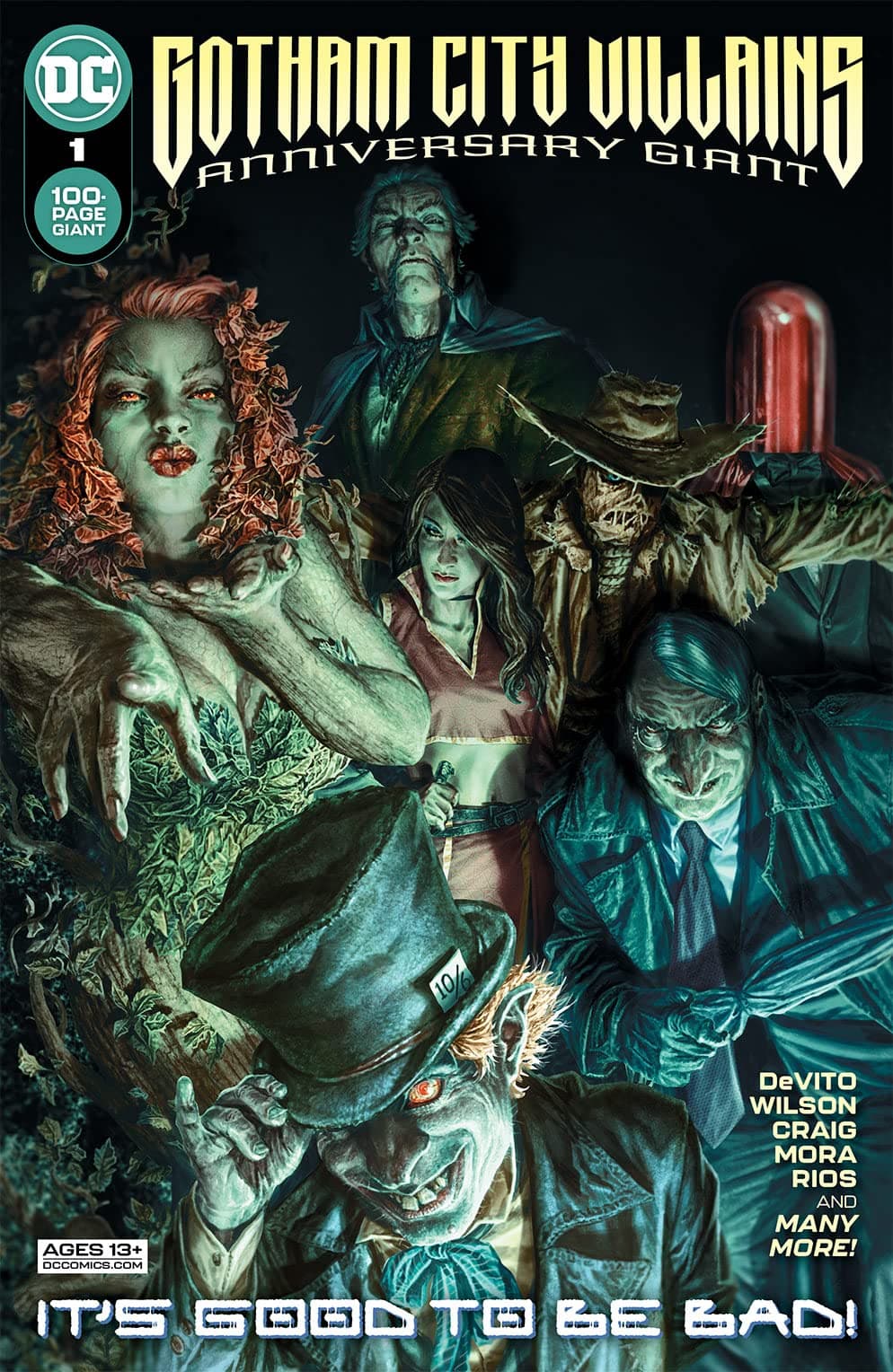 Gotham City Villains Anniversary Giant cover — © DC Comics