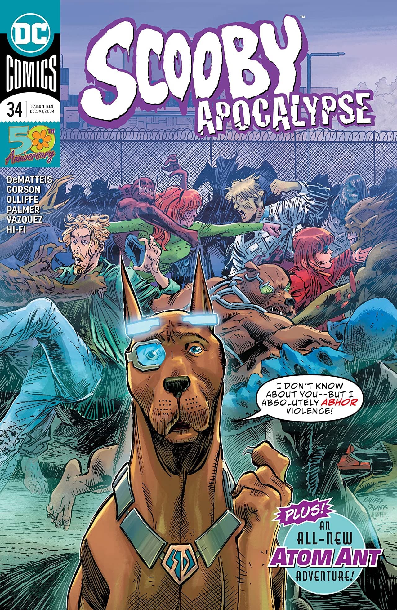 Scooby Apocalypse #34 cover