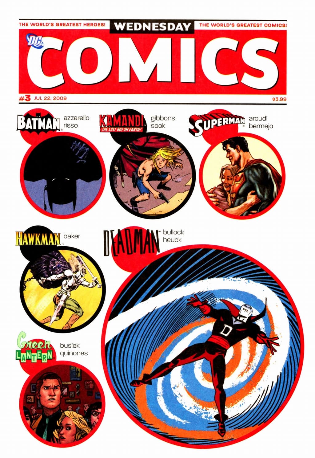 Wednesday Comics #3 cover