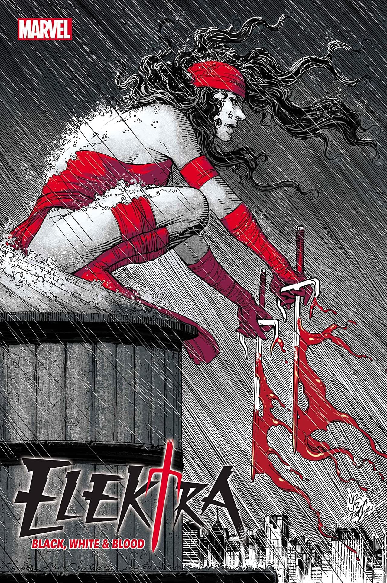 Elektra: Black, White & Blood #1 cover